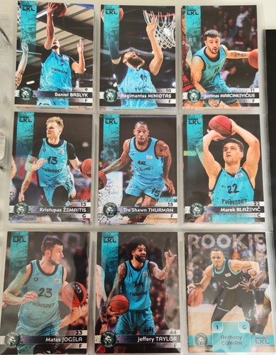2024-25 H&C LKL Basketball FULL SET 125 cards collection rookies Zalgiris Rytas - Picture 13 of 24