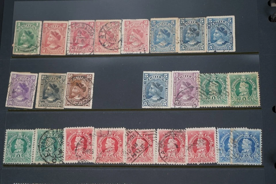 COLECCIÓN SUDAMÉRICA CHILE DE 2000+ SELLOS COMO NUEVOS Y USADOS ALMACENADOS EN PÁGINAS DE STOCK Foto 4 de 4