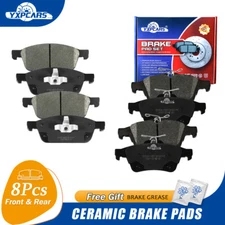 Front & Rear Ceramic Brake Pads Set For 2013 2014 2015 2016 Ford Escape