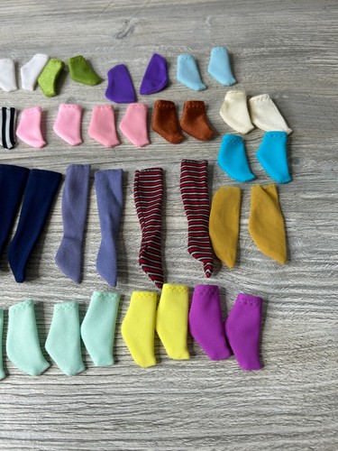 VINTAGE BARBIE FOR KEN  WHITE BLACK GREEN RED RAINBOW SOCKS HUGE LOT! - Picture 4 of 5