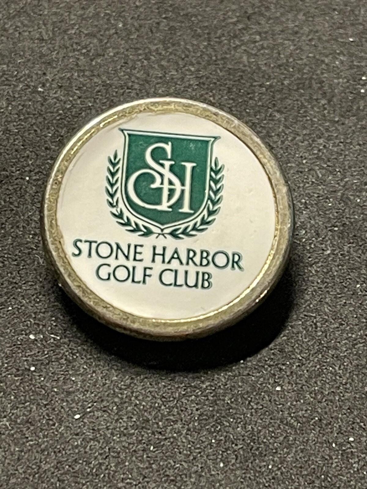 Stone Harbor Golf Club 3/4" Brass Stem Golf Marker Cape May Court