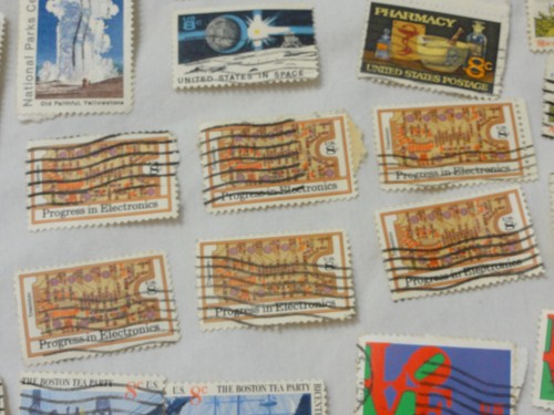 US Stamp ~ Random 8c Cent ~ Post Office, Boston Tea Party ~ Used ~ Lot 65 - Picture 12 of 24