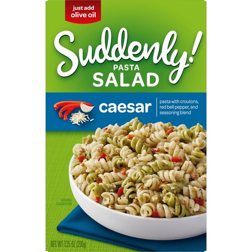 Mezcla de ensalada de pasta César repentinamente ensalada con pimientos rojos y crutones, caja de 7,25 oz - Imagen 7 de 12
