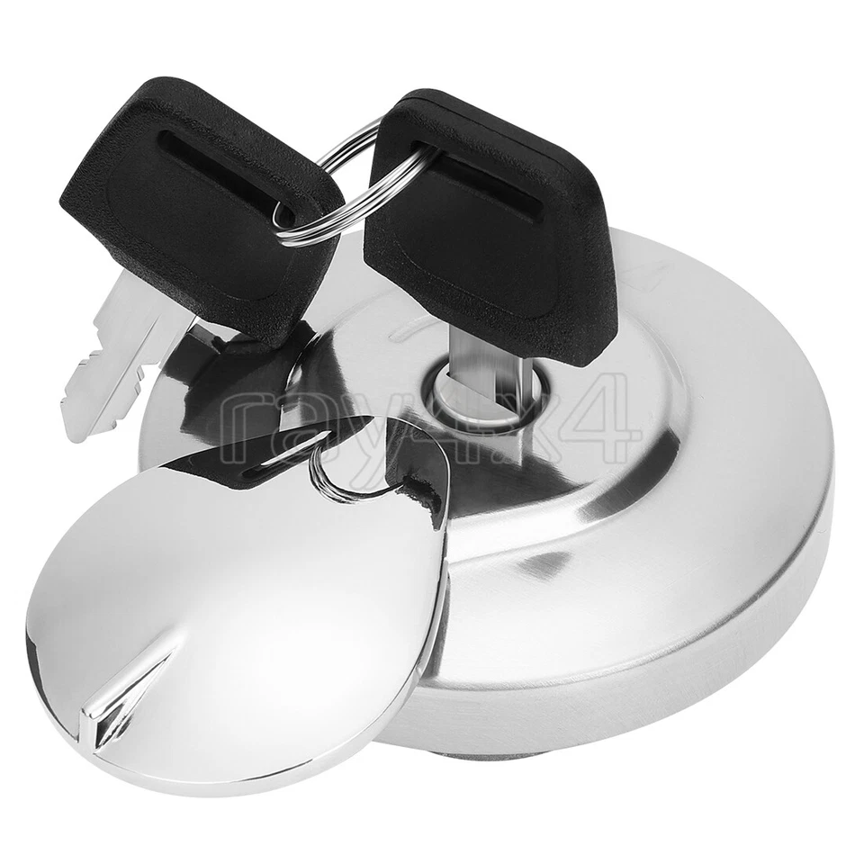 Fuel Gas Cap & Lock Key For Honda VTX1300C VTX1300R VTX1300S VTX1300T 2003-2009 - Image 3 of 4