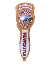 New New Castle Brown Ale 11.5” Tap Handle The One and Only