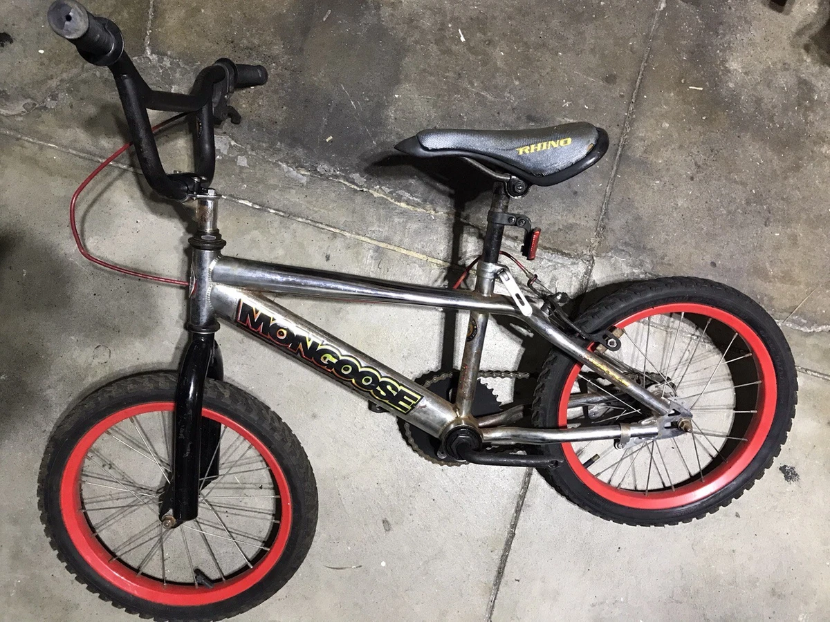 vintage Old School BMX Chrome Mongoose 16