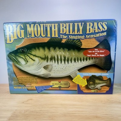 1999 Big Mouth Billy Bass (Don't Worry Be Happy) Original Box