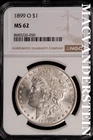 1899-O Morgan Dollar-NGC MS 62 Brilliant Uncirculated #SLM663