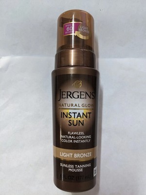 Jergens Glow Instant Sun Moisturizing Mousse, Light Bronze 5