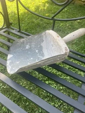 Vintage Antique Farm Feed Grain Flour Scoop Primitive Rustic Wooden Handle Decor