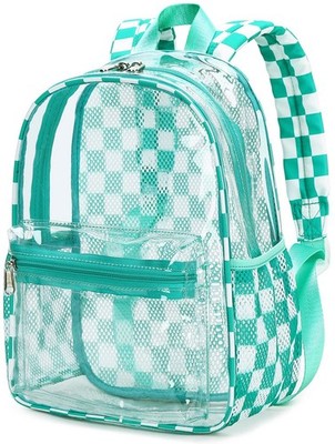 Clear Mini Backpack Stadium 12x12x6 Small Transparent Backpacks Plastic