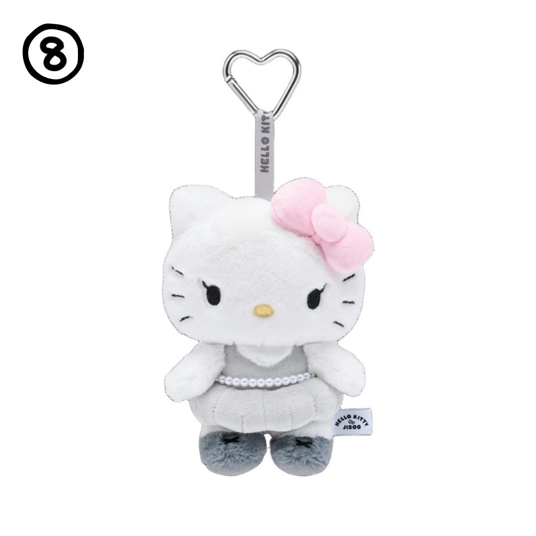 Blackpink Jisoo x Hello Kitty Plush Keychain Limited Edition - 12