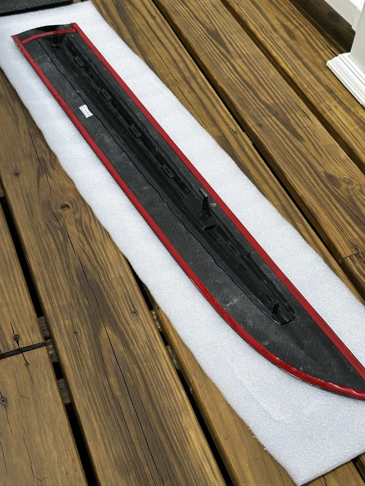 Panel de puerta de coche de fibra de carbono seco para Porsche Macan cubierta lateral embellecedores garantía Foto 4 de 4