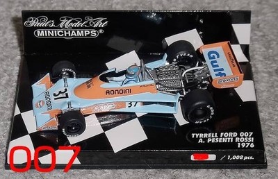 1/43 Tyrrell Ford 007 Gulf A.Pesenti.Rossi 1976