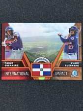 2024 Bowman Chrome #II-2 Vladi Guerrero / Pablo Guerrero Impact Orange #/25