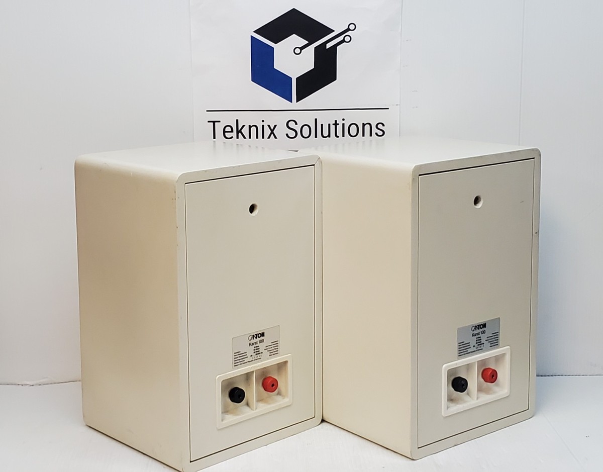 Canton Karat 100 Vintage speakers White Pair 6.5