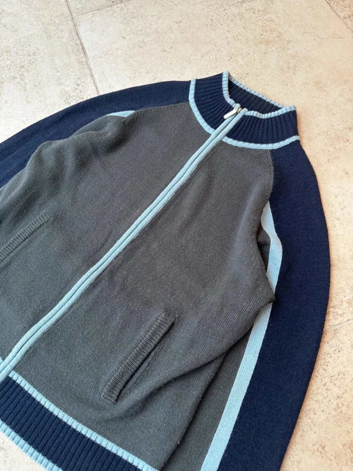 Vintage Moto wool zip-up