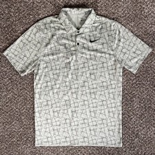  68 Nike Men's Golf Tour Dri-FIT Polo Shirt Olive Print Size Small FQ1134-370