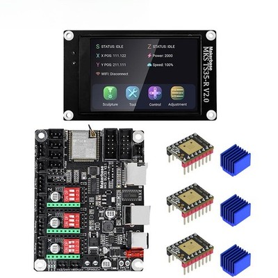 LOT Control Board 32bit Motherboard ESP32 WIFI TS24/TS35 Screen TMC2209 Driver