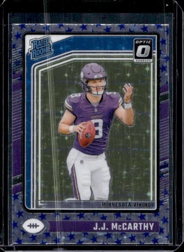 2024 Panini Donruss Optic JJ McCarthy Stars Rated Rookie #235 Vikings