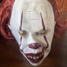 Pennywise Clown Mask Stephen King's It Halloween Cosplay Full Head Costume Gift