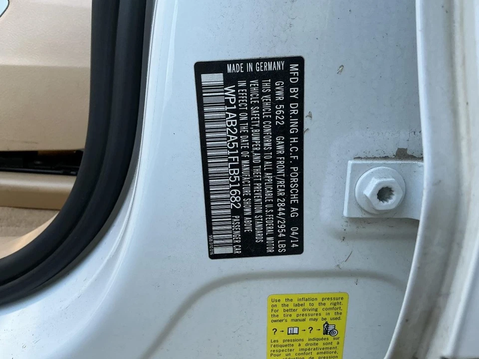 Driver Left Rear Window Regulator Fits 15-19 PORSCHE MACAN 804007 Foto 4 de 4