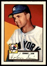 1983 Topps 1952 Reprint Series #49 Johnny Sain