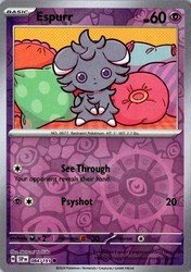 Espurr 084/191 Reverse Holo Common Surging Sparks