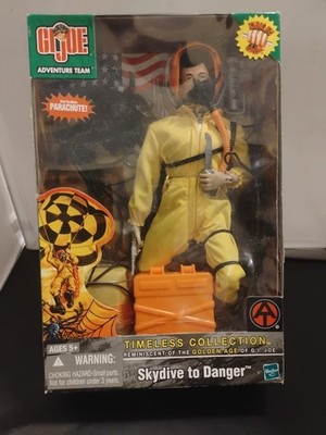 1/6 Scale Vintage Remake GI Joe Adventure Team Sky Dive to Danger - NIB Hasbro