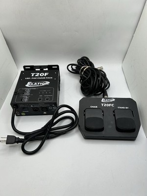 Elation Professional T20F LED/PAR Chase Pack DMX Controller Stage Light Pedal
