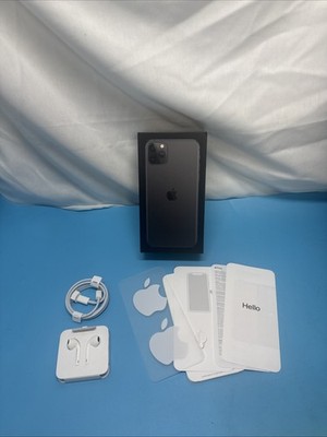 Empty iPhone 11 Pro Max Box 256GB W/Inserts,cord & Headphones BOX ONLY NO PHONE