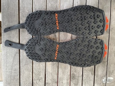 Korkers Vibram Sohlen für Watschuhe Blackhorse Gr. 45 ( 13 )