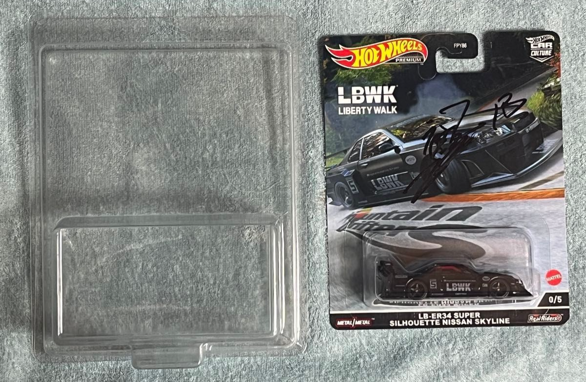 Hot Wheels LBWK LB-ER34 Super Silhouette Nissan Skyline Black