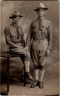 WW1 WWI US Army Military AEF Photo Postcard American Soldier Studio Portrait