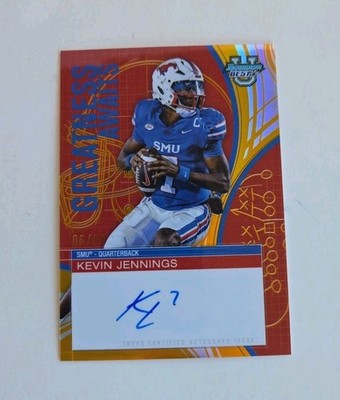 2025 Bowman's Best University - Greatness Awaits Autographs Kevin Jennings...