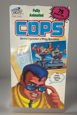 Vintage 1988 Cops Vol. 4 VHS Just For Kids Home Video It s Crime Fighting Time