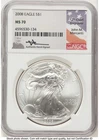 Photo of a 2008 American Silver Eagle from an eBay sale
