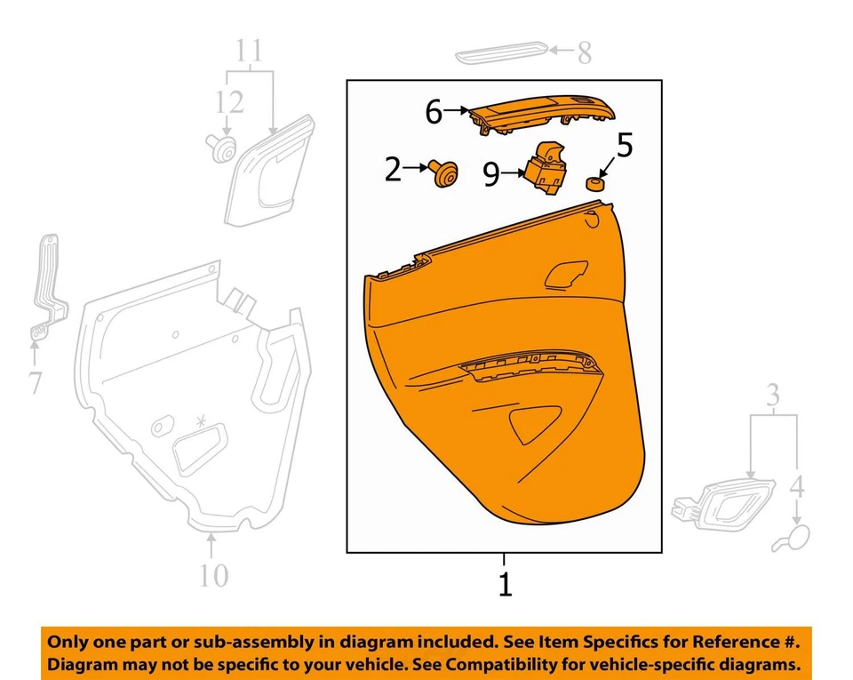SE ADAPTA A CHEVROLET SPARK EV 2014-2016 MOLDURA 95176505 - NUEVO FABRICANTE DE EQUIPOS ORIGINALES 95176505 Foto 2 de 3