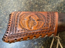 Leather Gun Stock Cover Winchester Model 1890 Butt Stock