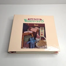 Vintage Family Circle Weekend Crafts 3 Ring Binder, Charts, Patterns