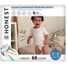 Training Pants Sensitive Skin Hypoallergenic Fragrance Free Size 3T 4T 32-40