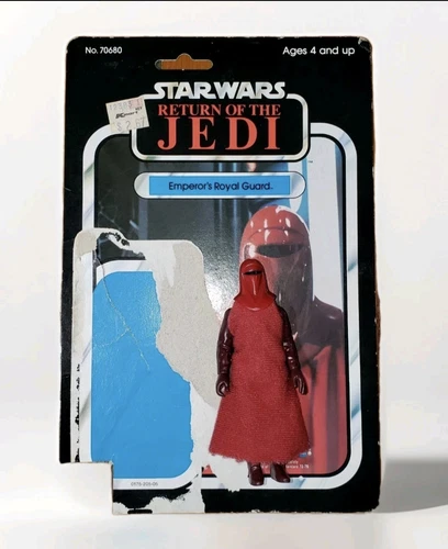 Vintage ROTJ Emperor's Royal Guard Card 77 Back Card 1983 no staff Star Wars