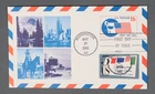 MayfairStamps US FDC 1966 Washington DC Visit the USA Stamped Air Mail Uprated F