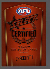 A2644- 2016 Select AFL Certified FB Card #s 1-220 -You Pick- 15+ FREE US SHIP