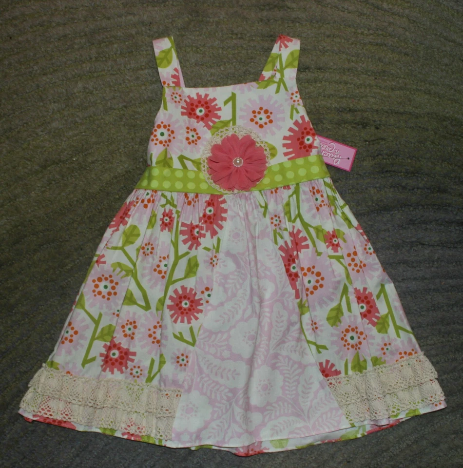 Juego de 2 piezas (túnica y pantalón) Peaches 'n Cream para niñas - talla 7 - nuevo con etiquetas Foto 2 de 4