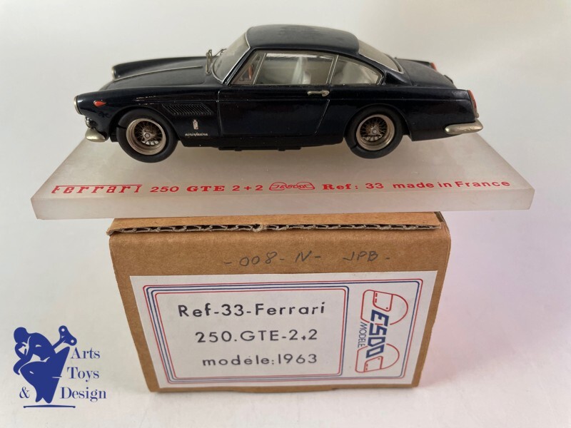 Ferrari 250 GTE 1/43 ESDO l'esprit et la voiture d'Enzo Ferrari en 1963
