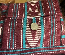 Vintage Native American Wool Weaved Purse. From Glamma&rsquo;s Closet