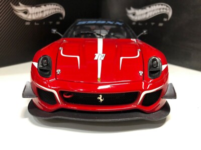 HOT Wheels 1/18 Elite Ferrari Fine Edition Ferrari 599XX EVO #11