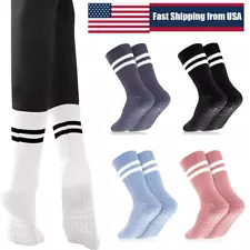 5× Pilates Socks with Grips for Women Yoga Socks Non-Slip Athletic Socks Grippy