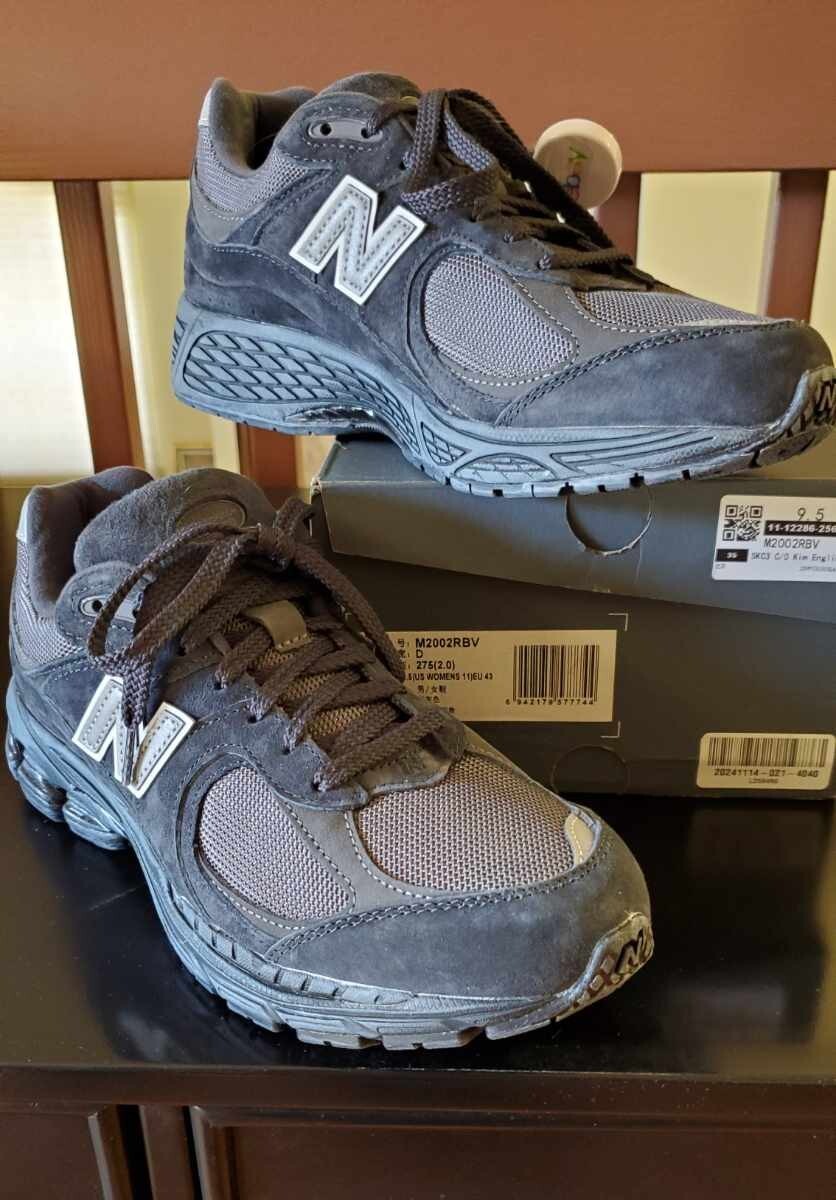 New Balance 2002R Black Grey - M2002RBV